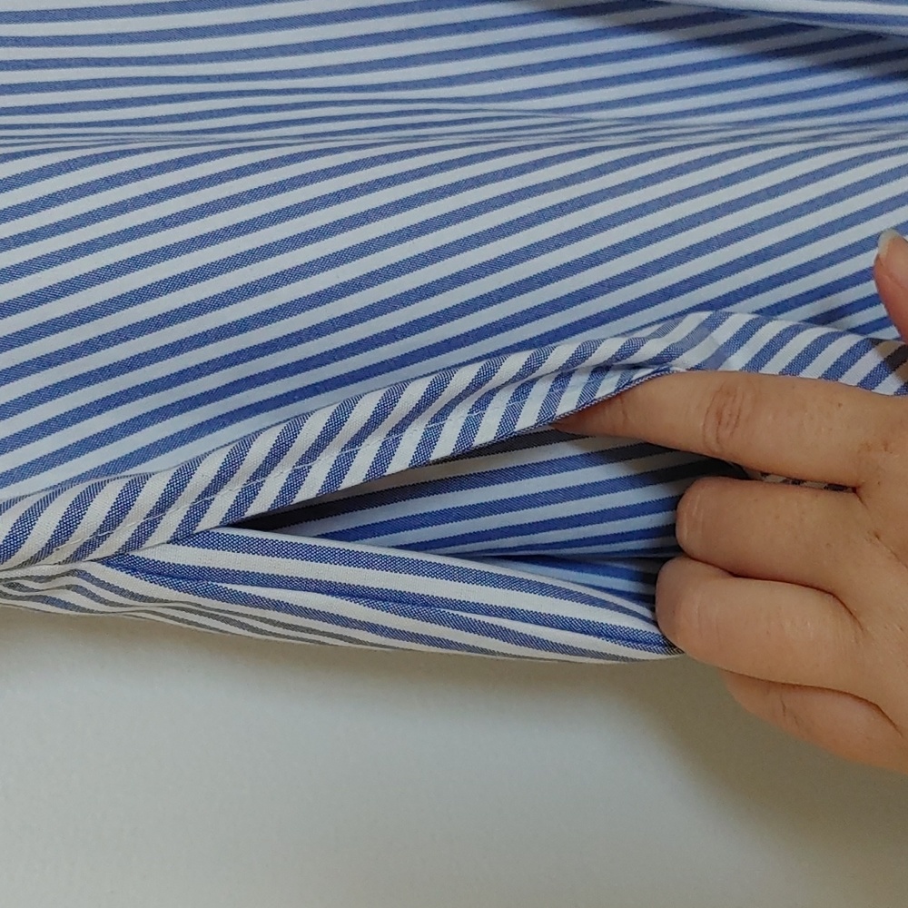 Eshakti Blue Stripe Shirtdress - Picture 4 of 4